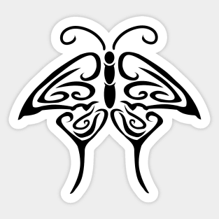 Tribal Butterfly Tattoo Sticker